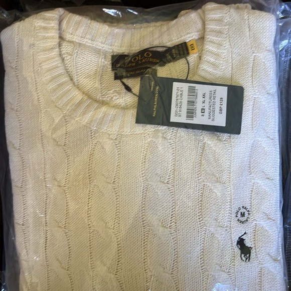 Polo Cable Knit Sweater - Picture 3 of 4